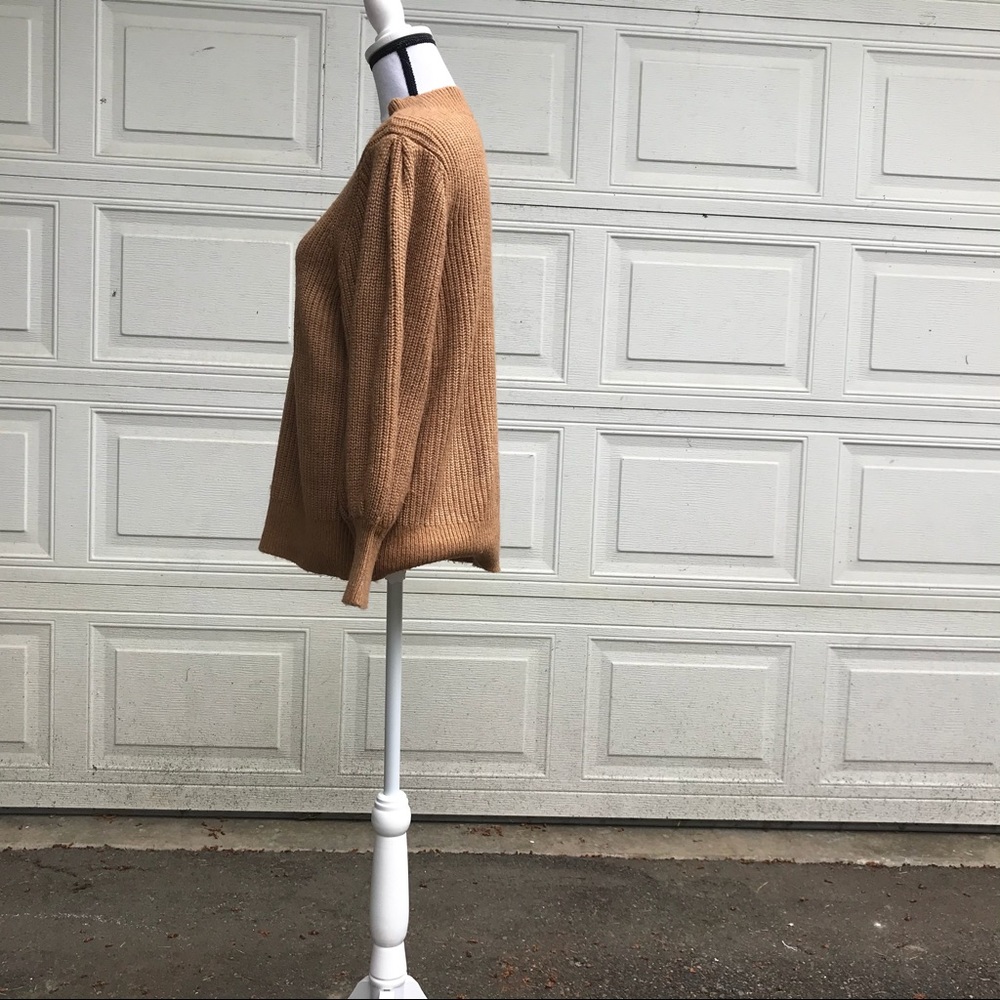 Halogen Oversized Mock Neck Rust Sweater I Or 1 - image 6